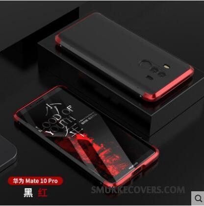 Etui Huawei Mate 10 Pro Beskyttelse Anti-fald Lilla, Cover Huawei Mate 10 Pro Metal Tynd Af Personlighed