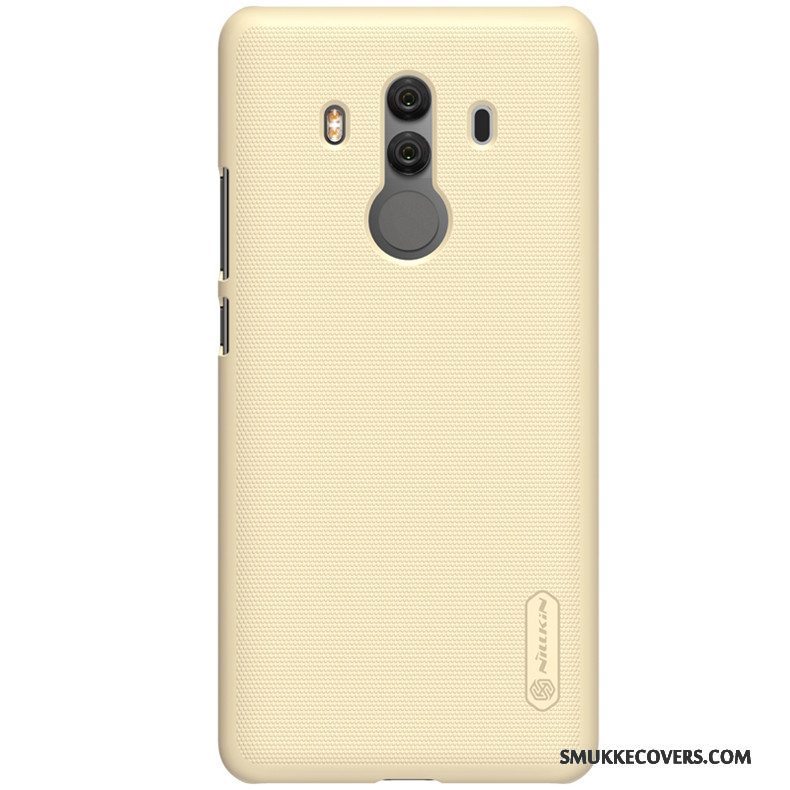 Etui Huawei Mate 10 Pro Beskyttelse Rød Guld, Cover Huawei Mate 10 Pro Nubuck Telefon