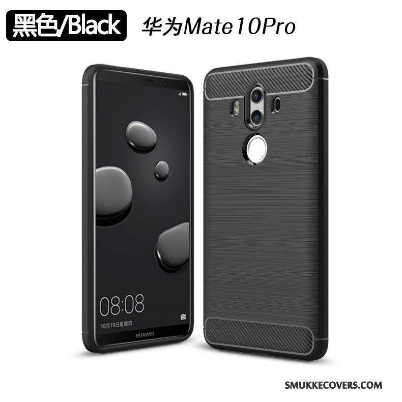 Etui Huawei Mate 10 Pro Beskyttelse Telefongrøn, Cover Huawei Mate 10 Pro Blød Anti-fald