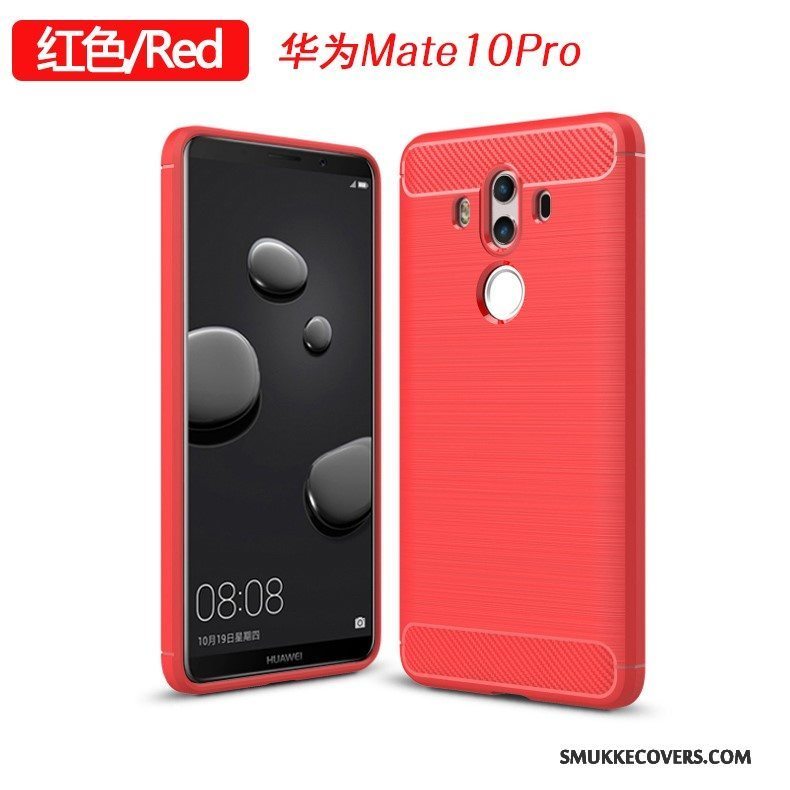 Etui Huawei Mate 10 Pro Beskyttelse Telefongrøn, Cover Huawei Mate 10 Pro Blød Anti-fald