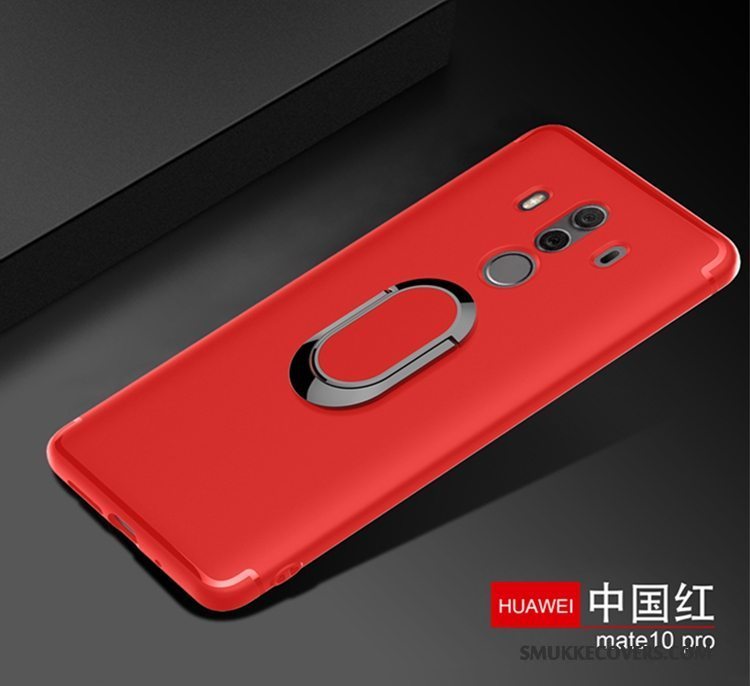 Etui Huawei Mate 10 Pro Beskyttelse Telefonlyserød, Cover Huawei Mate 10 Pro Tynd Ring