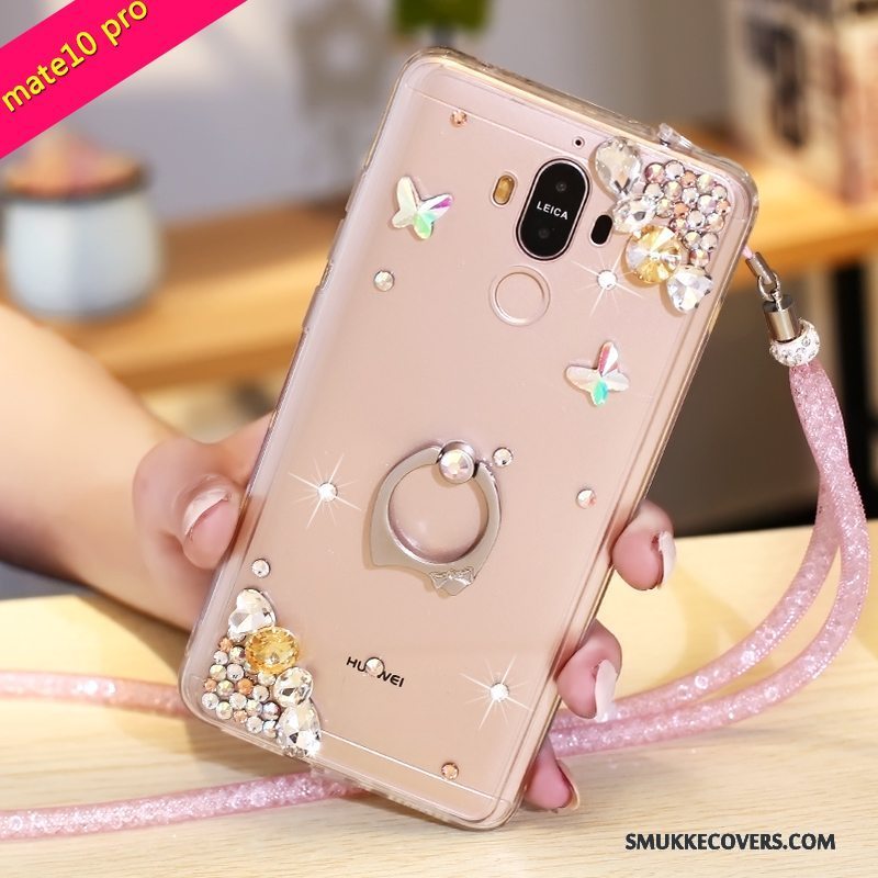 Etui Huawei Mate 10 Pro Beskyttelse Telefonrød, Cover Huawei Mate 10 Pro Strass