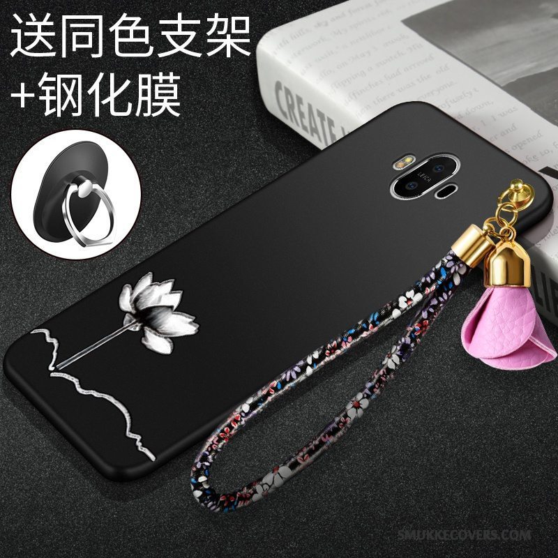 Etui Huawei Mate 10 Pro Blød Anti-fald Telefon, Cover Huawei Mate 10 Pro Tasker Trend Rød