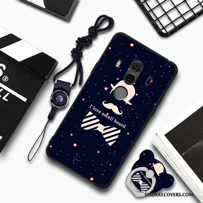 Etui Huawei Mate 10 Pro Blød Hængende Ornamenter Blå, Cover Huawei Mate 10 Pro Telefon