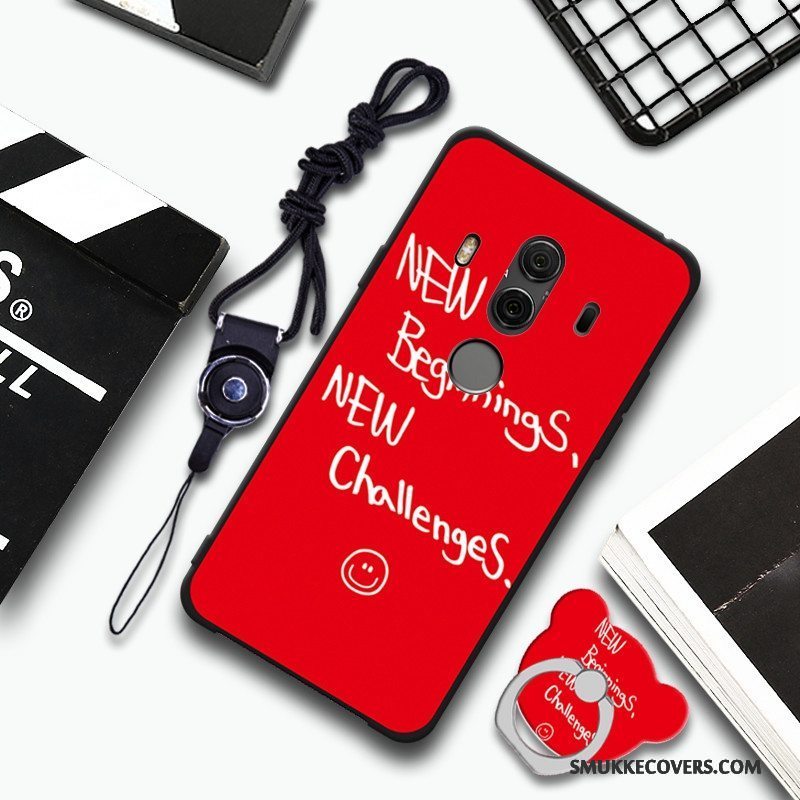 Etui Huawei Mate 10 Pro Blød Hængende Ornamenter Blå, Cover Huawei Mate 10 Pro Telefon