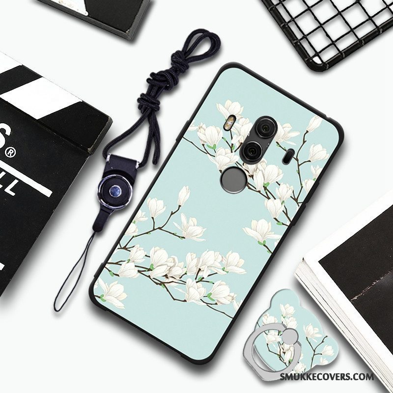 Etui Huawei Mate 10 Pro Blød Hængende Ornamenter Blå, Cover Huawei Mate 10 Pro Telefon