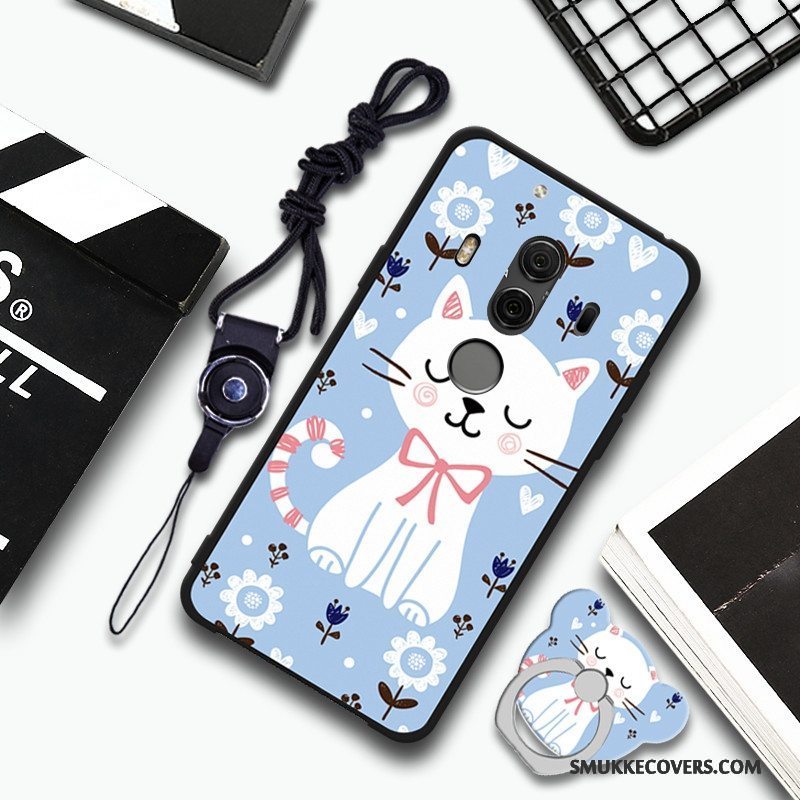 Etui Huawei Mate 10 Pro Blød Hængende Ornamenter Blå, Cover Huawei Mate 10 Pro Telefon