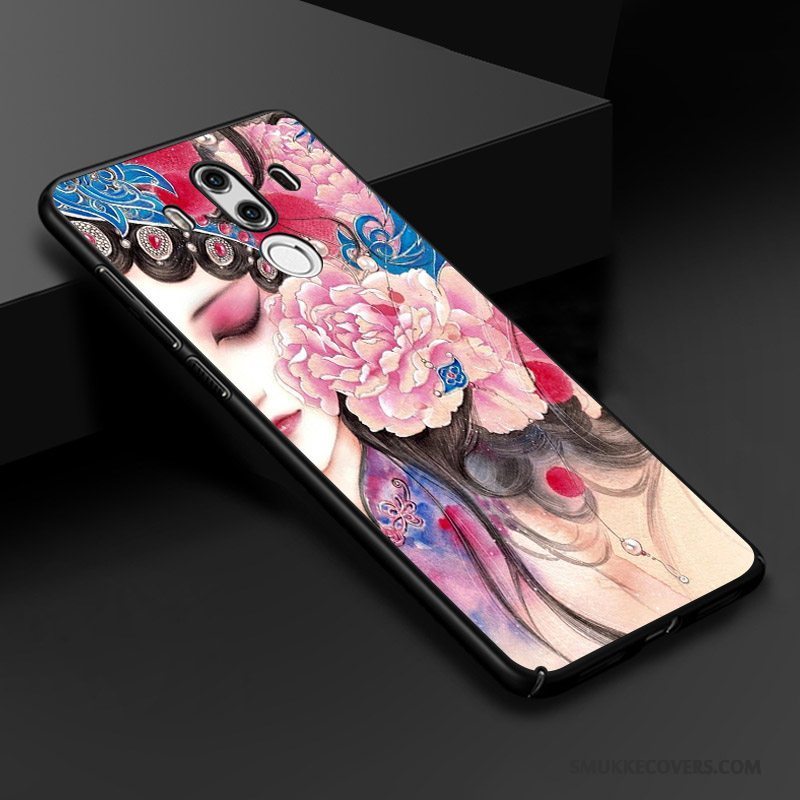 Etui Huawei Mate 10 Pro Farve Anti-fald Kinesisk Stil, Cover Huawei Mate 10 Pro Tasker Telefontredimensionale