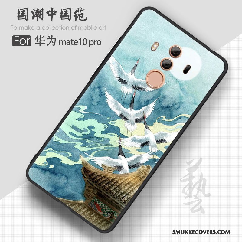 Etui Huawei Mate 10 Pro Kreativ Hængende Ornamenter Af Personlighed, Cover Huawei Mate 10 Pro Tasker Tilpas Blå