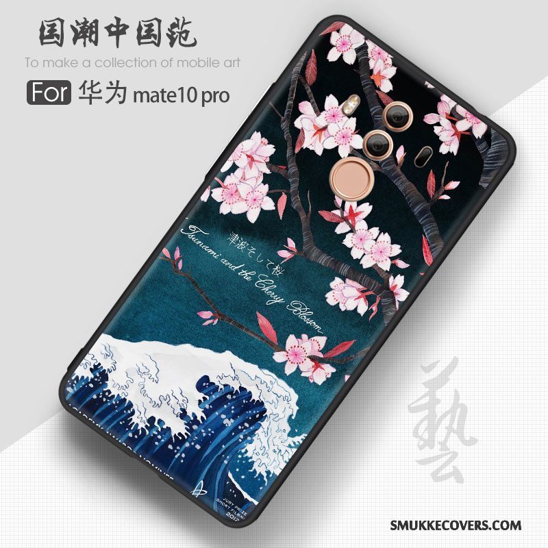 Etui Huawei Mate 10 Pro Kreativ Hængende Ornamenter Af Personlighed, Cover Huawei Mate 10 Pro Tasker Tilpas Blå