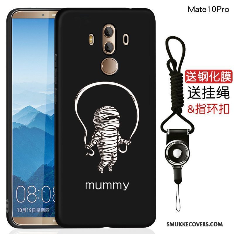 Etui Huawei Mate 10 Pro Kreativ Telefonsort, Cover Huawei Mate 10 Pro Blød Anti-fald Af Personlighed