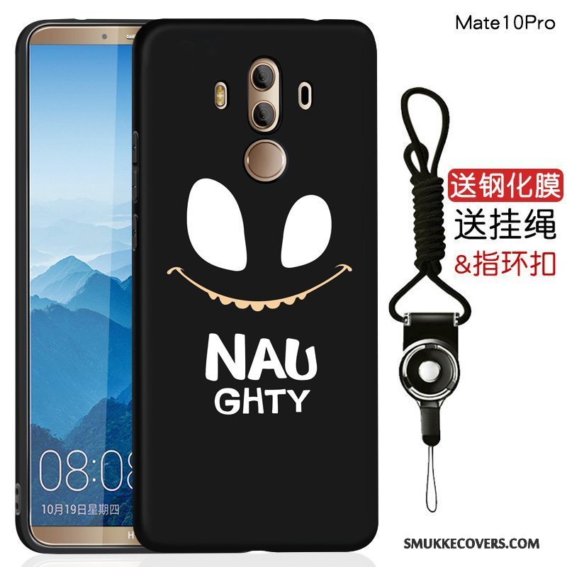 Etui Huawei Mate 10 Pro Kreativ Telefonsort, Cover Huawei Mate 10 Pro Blød Anti-fald Af Personlighed