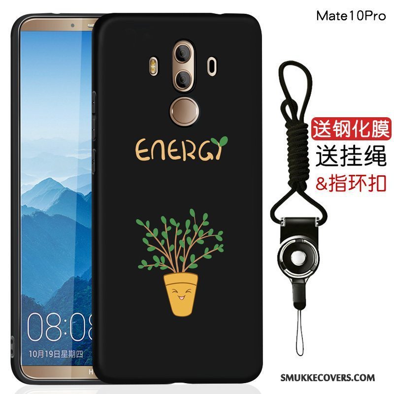 Etui Huawei Mate 10 Pro Kreativ Telefonsort, Cover Huawei Mate 10 Pro Blød Anti-fald Af Personlighed