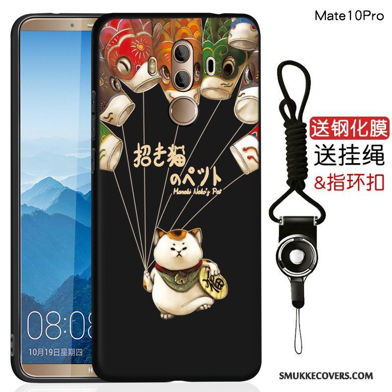 Etui Huawei Mate 10 Pro Kreativ Telefonsort, Cover Huawei Mate 10 Pro Blød Anti-fald Af Personlighed