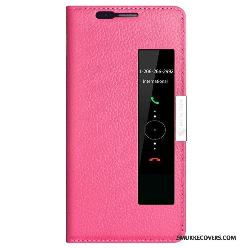 Etui Huawei Mate 10 Pro Læder Anti-fald Telefon, Cover Huawei Mate 10 Pro Blå