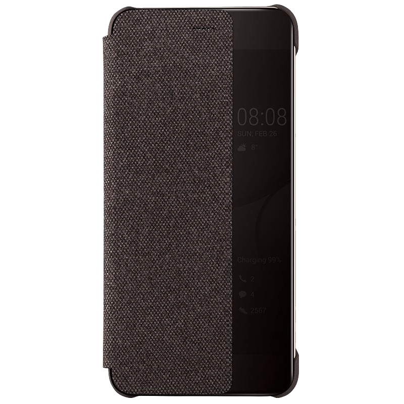 Etui Huawei Mate 10 Pro Læder Grå Vinduer, Cover Huawei Mate 10 Pro Beskyttelse