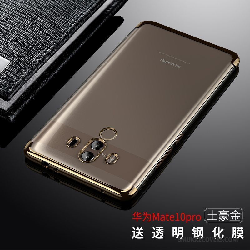 Etui Huawei Mate 10 Pro Silikone Anti-fald Blå, Cover Huawei Mate 10 Pro Blød Telefontynd