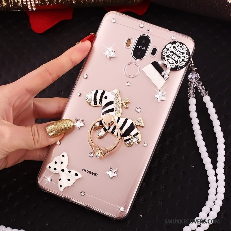 Etui Huawei Mate 10 Pro Silikone Hængende Ornamenter Blå, Cover Huawei Mate 10 Pro Tasker Butterfly Telefon