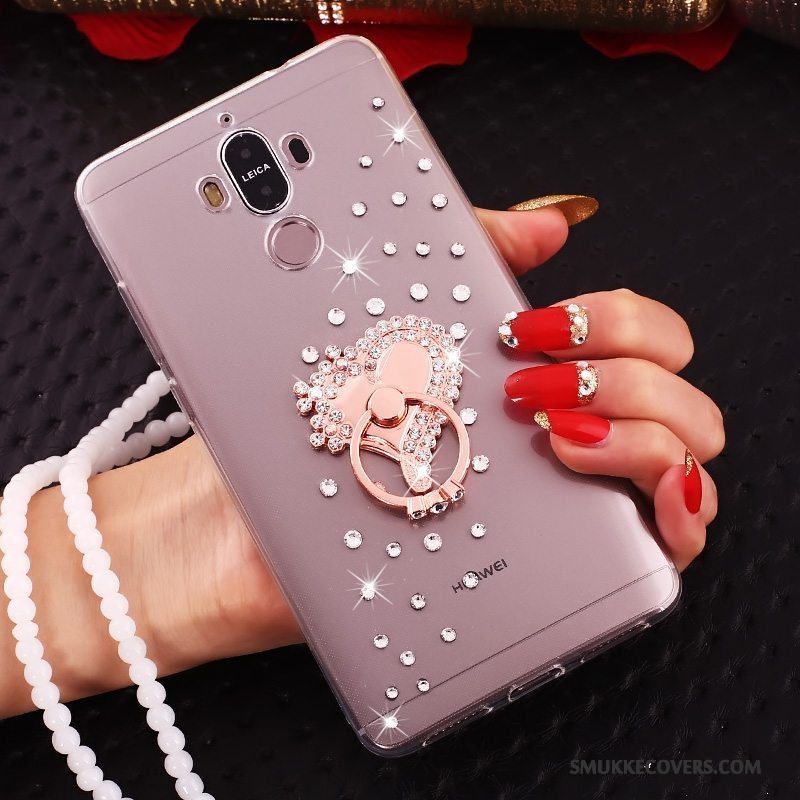 Etui Huawei Mate 10 Pro Silikone Hængende Ornamenter Blå, Cover Huawei Mate 10 Pro Tasker Butterfly Telefon