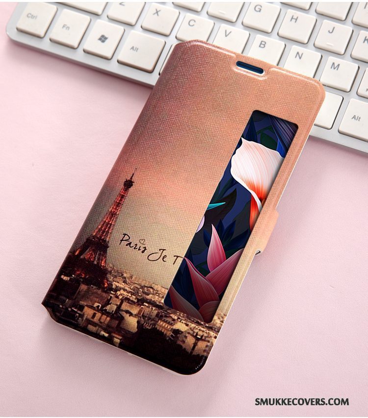 Etui Huawei Mate 10 Pro Silikone Ny Anti-fald, Cover Huawei Mate 10 Pro Læder Af Personlighed Lyserød