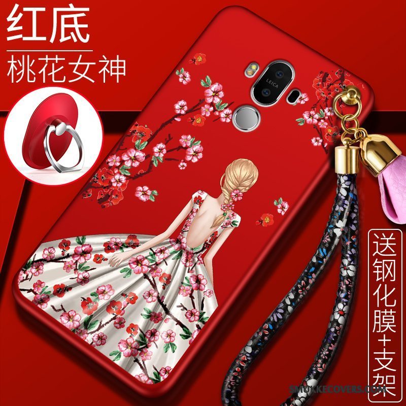 Etui Huawei Mate 10 Pro Silikone Rød Anti-fald, Cover Huawei Mate 10 Pro Tasker Telefon
