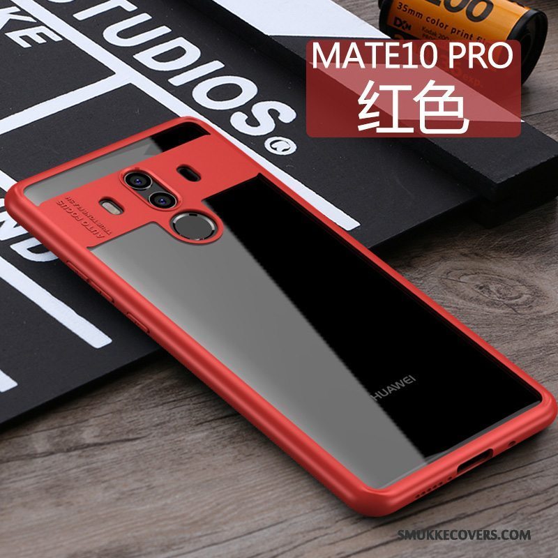 Etui Huawei Mate 10 Pro Silikone Tynd Anti-fald, Cover Huawei Mate 10 Pro Sort Telefon