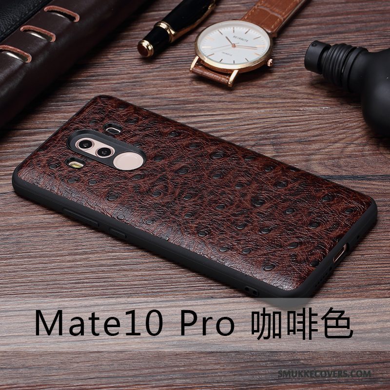 Etui Huawei Mate 10 Pro Tasker Anti-fald Telefon, Cover Huawei Mate 10 Pro Beskyttelse Rød Tynd