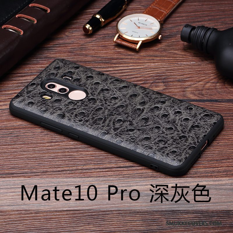 Etui Huawei Mate 10 Pro Tasker Anti-fald Telefon, Cover Huawei Mate 10 Pro Beskyttelse Rød Tynd