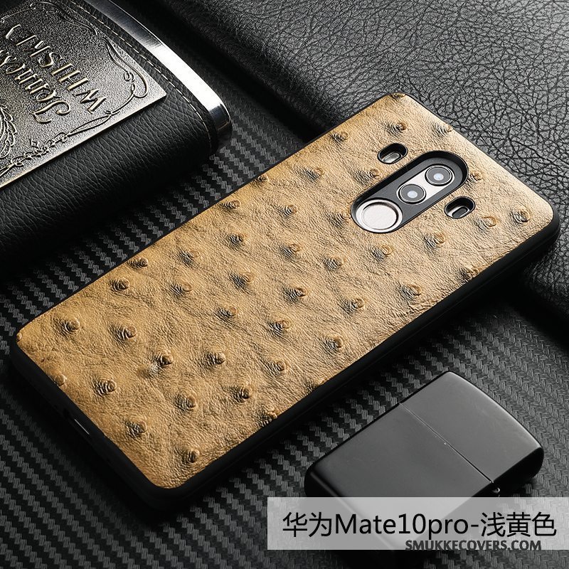 Etui Huawei Mate 10 Pro Tasker Anti-fald Telefon, Cover Huawei Mate 10 Pro Læder Kvalitet Business