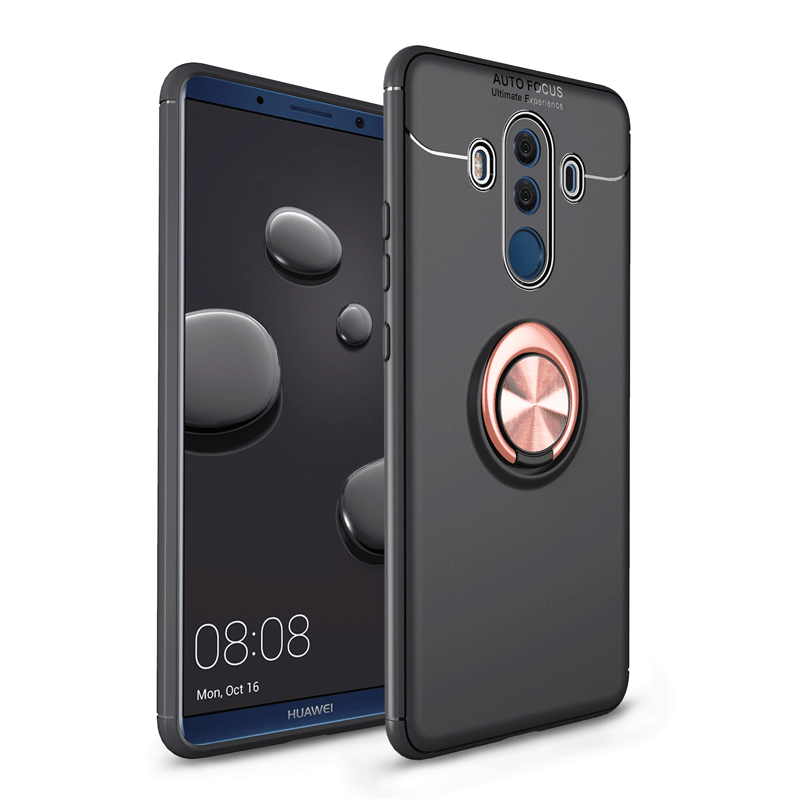 Etui Huawei Mate 10 Pro Tasker Nubuck Bil, Cover Huawei Mate 10 Pro Blød Sort Telefon