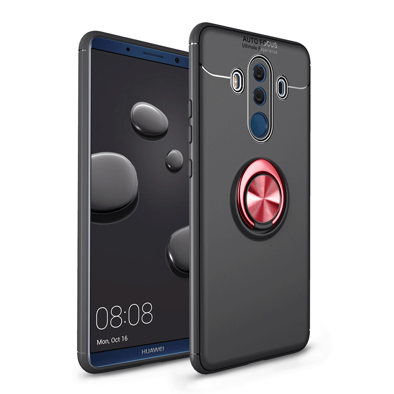 Etui Huawei Mate 10 Pro Tasker Nubuck Bil, Cover Huawei Mate 10 Pro Blød Sort Telefon