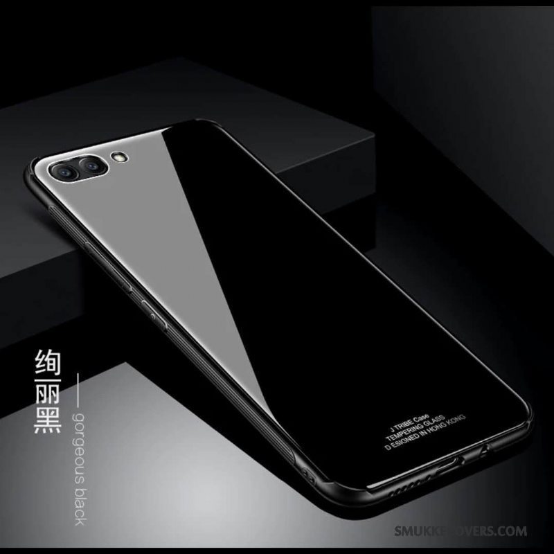 Etui Huawei Mate 10 Pro Tasker Telefonhærdet Glas, Cover Huawei Mate 10 Pro Beskyttelse Anti-fald Lyserød