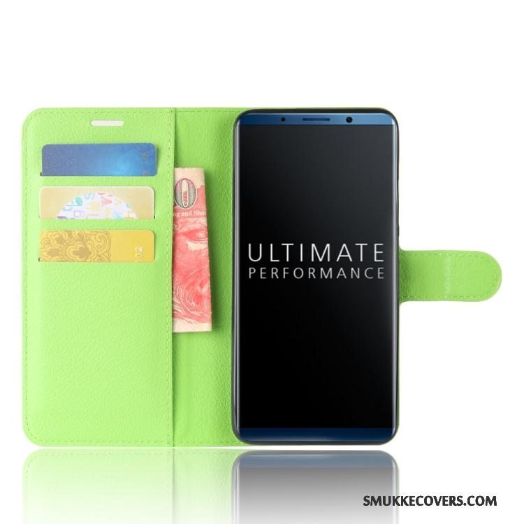Etui Huawei Mate 10 Pro Tegnebog Telefonrød, Cover Huawei Mate 10 Pro Læder Varm