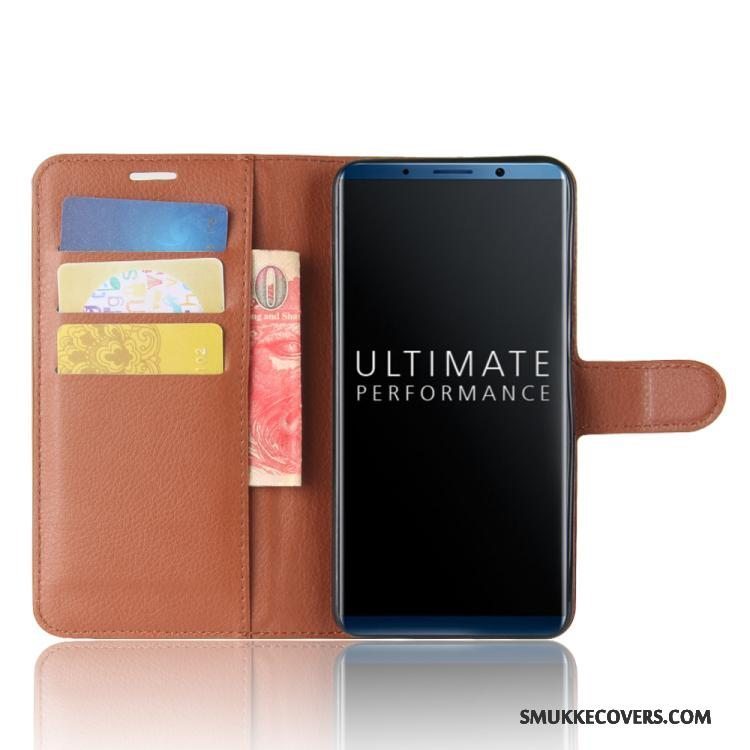 Etui Huawei Mate 10 Pro Tegnebog Telefonrød, Cover Huawei Mate 10 Pro Læder Varm