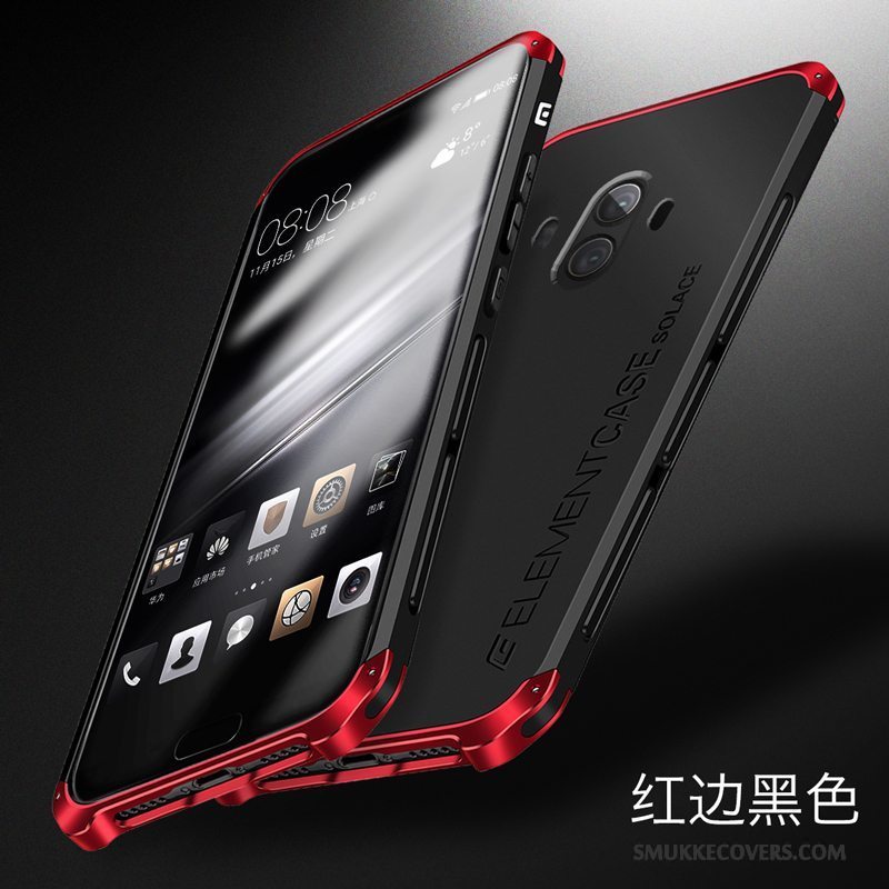 Etui Huawei Mate 10 Silikone Anti-fald Telefon, Cover Huawei Mate 10 Tasker Rød