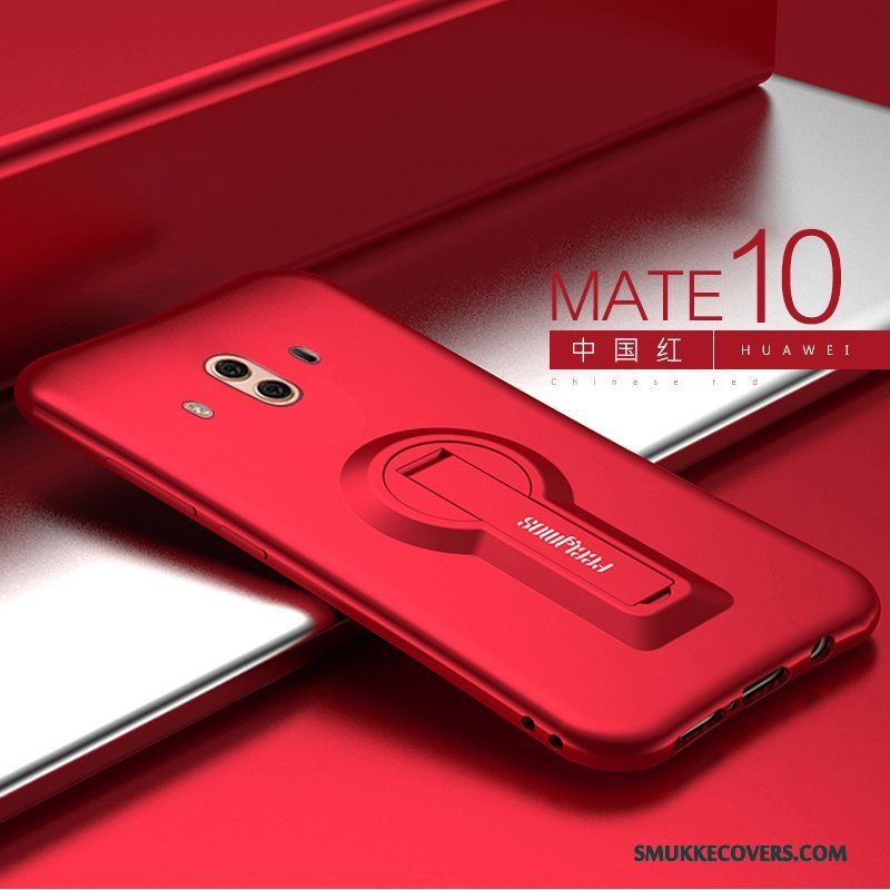 Etui Huawei Mate 10 Silikone Guld Trend, Cover Huawei Mate 10 Blød Telefonanti-fald