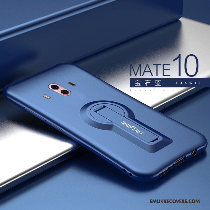 Etui Huawei Mate 10 Silikone Guld Trend, Cover Huawei Mate 10 Blød Telefonanti-fald