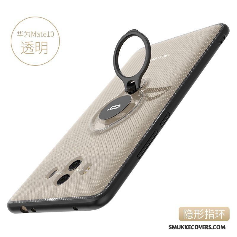 Etui Huawei Mate 10 Silikone Ring Anti-fald, Cover Huawei Mate 10 Tasker Telefonspænde