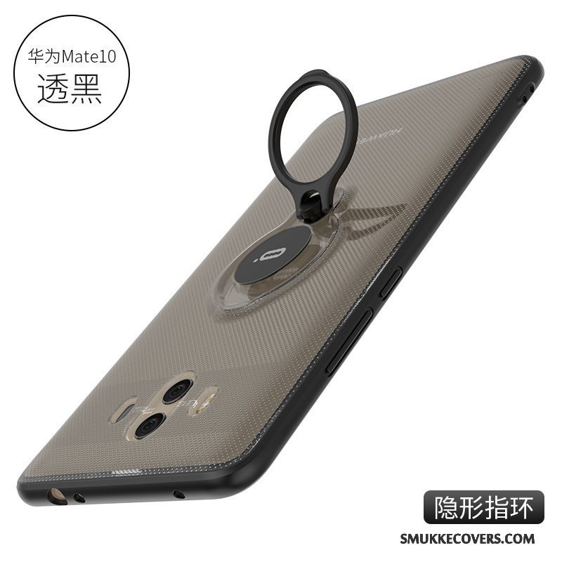 Etui Huawei Mate 10 Silikone Ring Anti-fald, Cover Huawei Mate 10 Tasker Telefonspænde