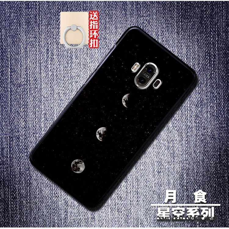 Etui Huawei Mate 10 Silikone Stjerneklar Anti-fald, Cover Huawei Mate 10 Kreativ Blå Trend