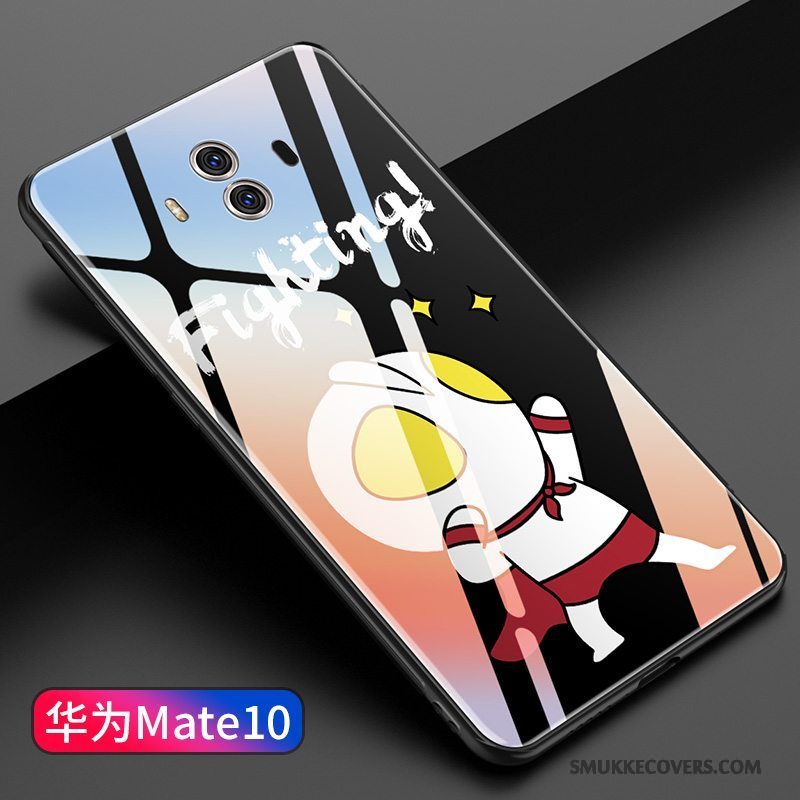 Etui Huawei Mate 10 Tasker Af Personlighed Spejl, Cover Huawei Mate 10 Kreativ Lyserød Telefon