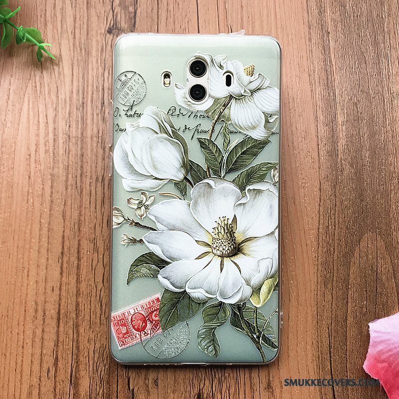 Etui Huawei Mate 10 Tasker Anti-fald Blå, Cover Huawei Mate 10 Blød Af Personlighed Hængende Ornamenter