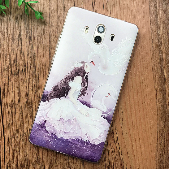 Etui Huawei Mate 10 Tasker Anti-fald Blå, Cover Huawei Mate 10 Blød Af Personlighed Hængende Ornamenter