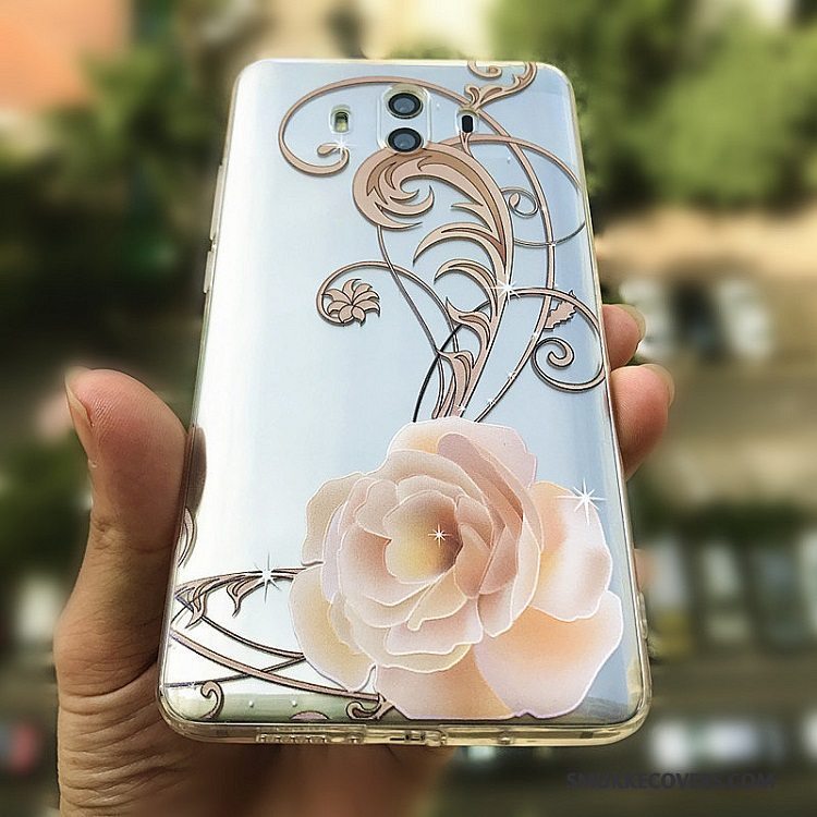 Etui Huawei Mate 10 Tasker Anti-fald Blå, Cover Huawei Mate 10 Blød Af Personlighed Hængende Ornamenter
