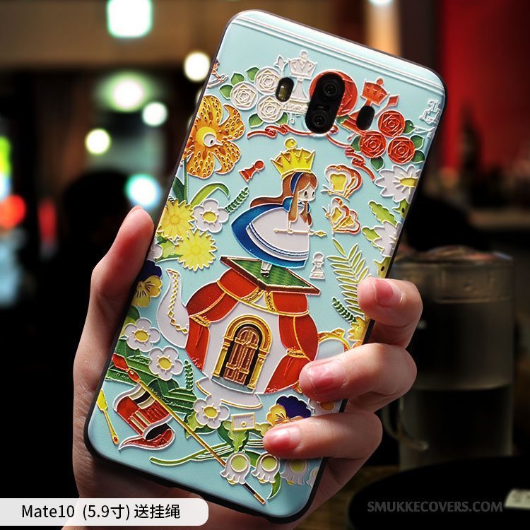 Etui Huawei Mate 10 Tasker Baby Smuk, Cover Huawei Mate 10 Cartoon Telefonanti-fald