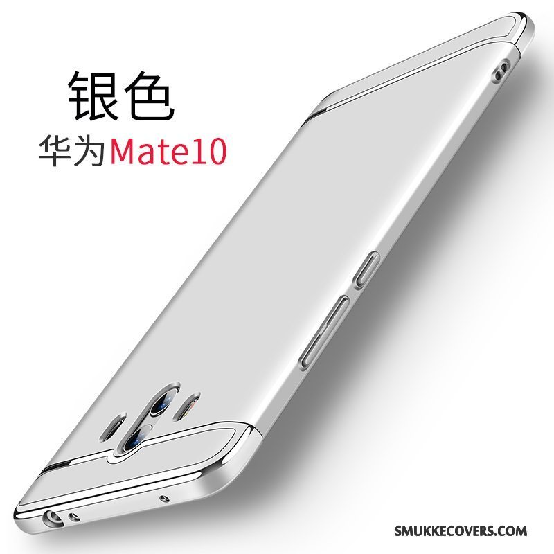 Etui Huawei Mate 10 Tasker Guld Ny, Cover Huawei Mate 10 Beskyttelse Nubuck Anti-fald