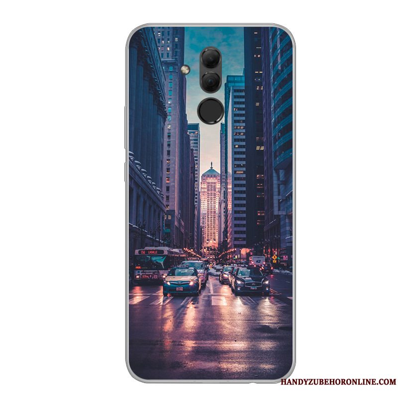 Etui Huawei Mate 20 Lite Beskyttelse Anti-fald Telefon, Cover Huawei Mate 20 Lite Blå