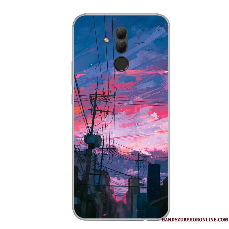 Etui Huawei Mate 20 Lite Beskyttelse Anti-fald Telefon, Cover Huawei Mate 20 Lite Blå