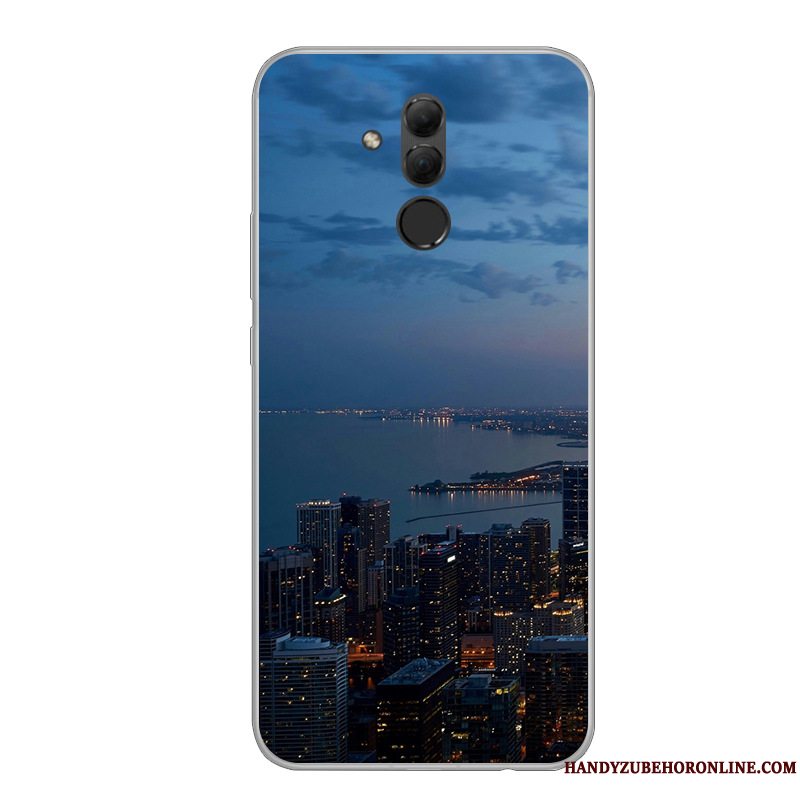 Etui Huawei Mate 20 Lite Beskyttelse Anti-fald Telefon, Cover Huawei Mate 20 Lite Blå