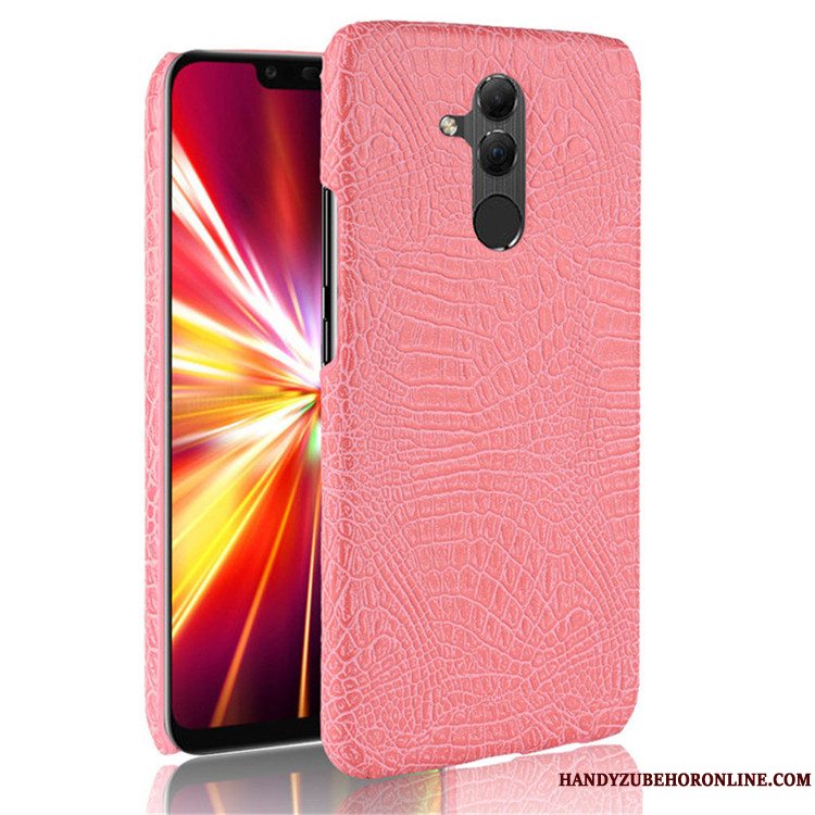 Etui Huawei Mate 20 Lite Beskyttelse Grøn Telefon, Cover Huawei Mate 20 Lite Hård Krokodille Mønster